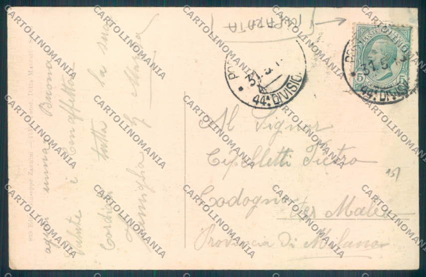 Vicenza Pian delle Fugazze RIPARATA cartolina ZB8243 – retro
