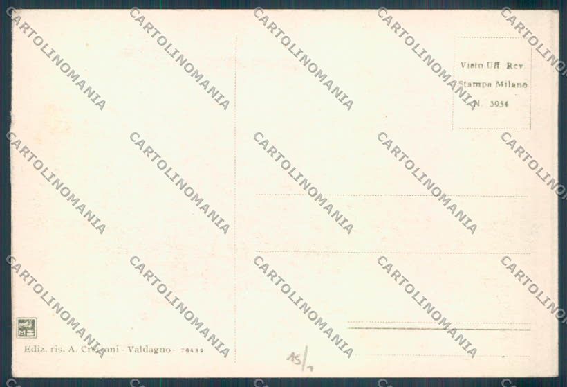 Vicenza Valdagno cartolina ZB8248 – retro