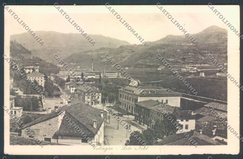 Vicenza Valdagno SCOLLATA cartolina ZB8252 – fronte