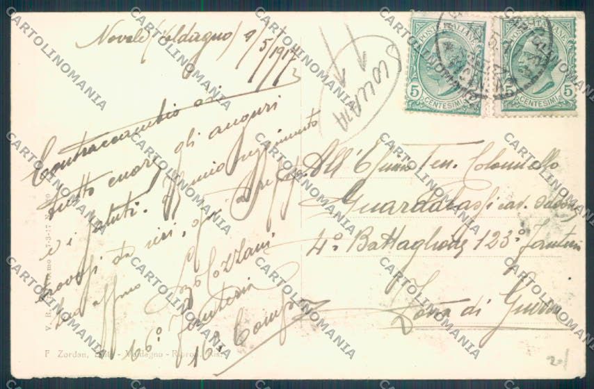 Vicenza Valdagno SCOLLATA cartolina ZB8252 – retro