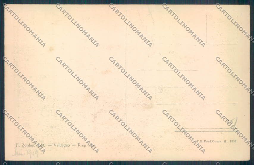 Vicenza Valdagno cartolina ZB8254 – retro