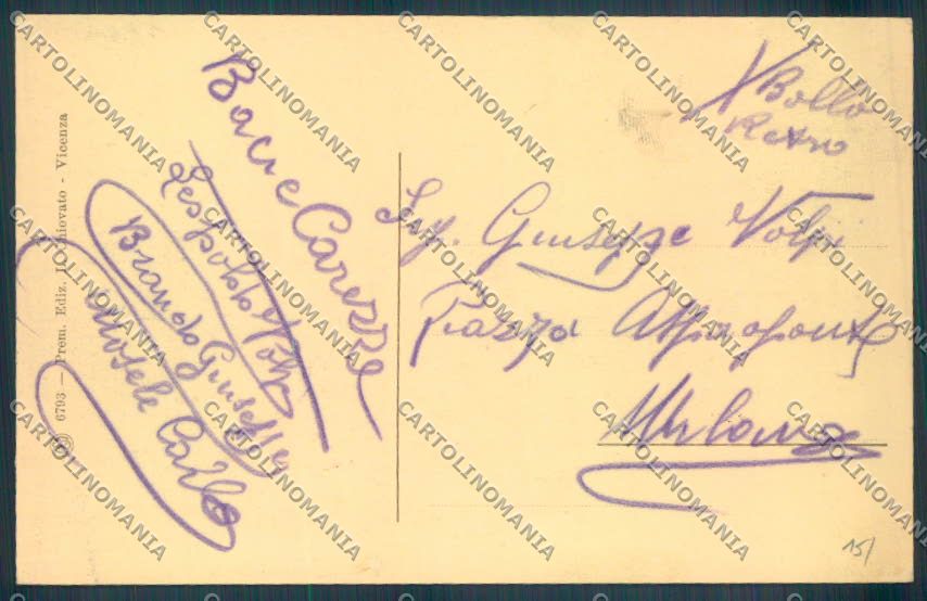 Vicenza Arcugnano dei Berici cartolina ZB8281 – retro