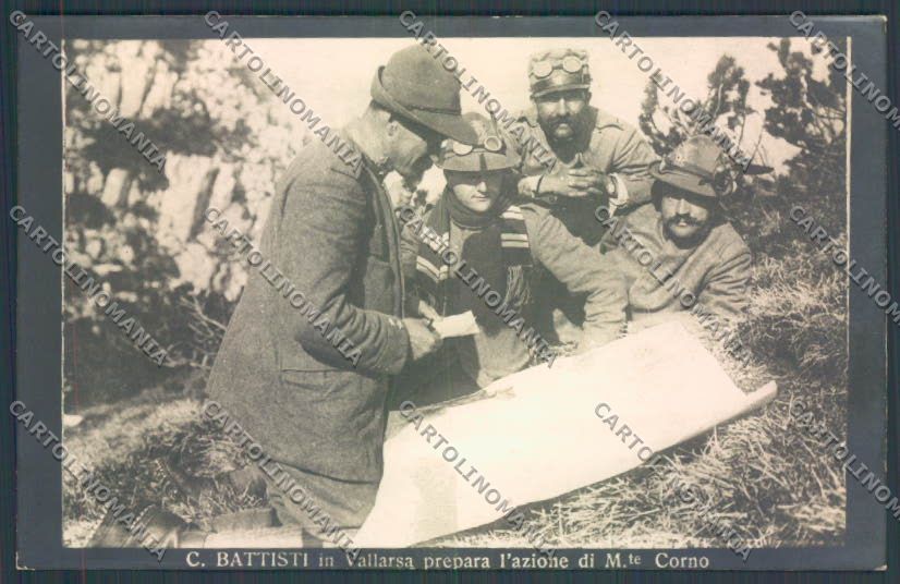 Trento Vallarsa Cesare Battisti Foto Alpini cartolina ZB8303 – fronte