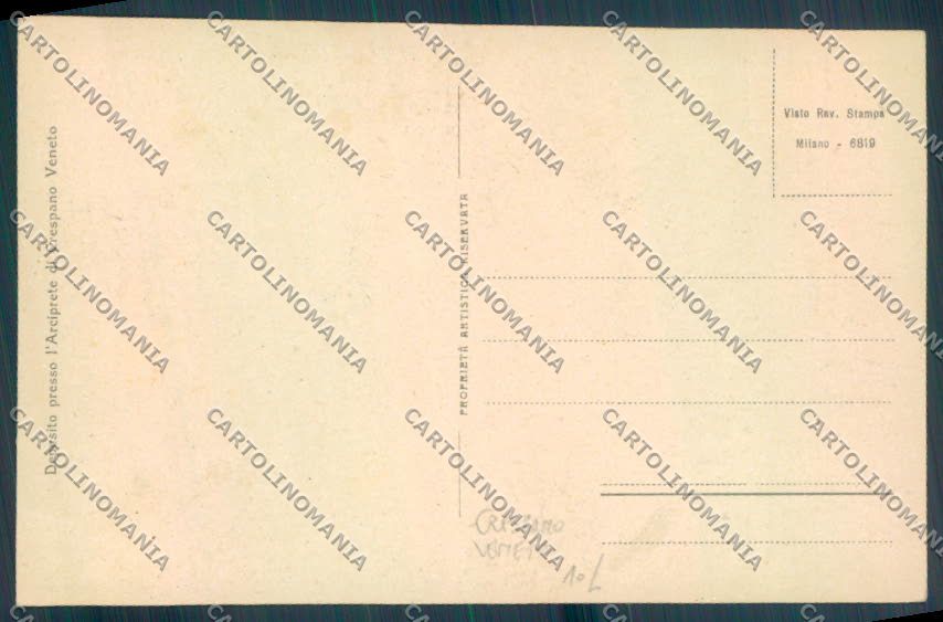 Treviso Crespano Veneto Madonna Grappa colle Ferita di Guerra cartolina ZB8335 – retro
