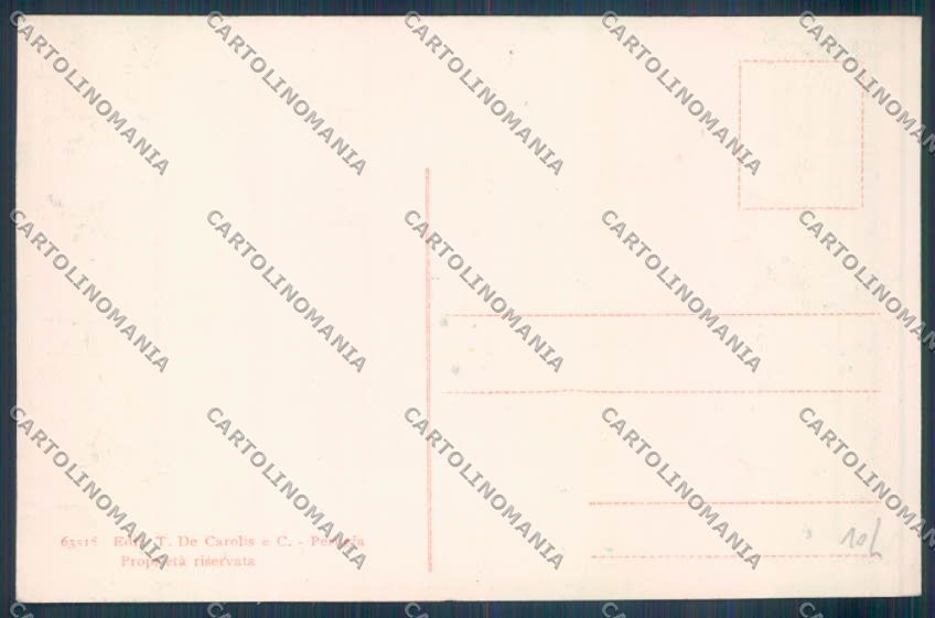 Perugia Città Chiaro di Luna cartolina ZB8371 – retro