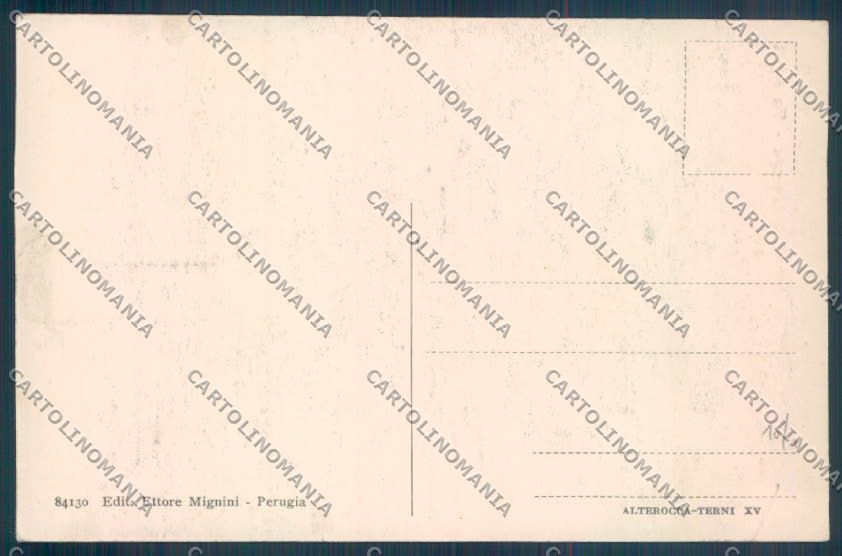 Perugia Città Via Appia cartolina ZB8376 – retro
