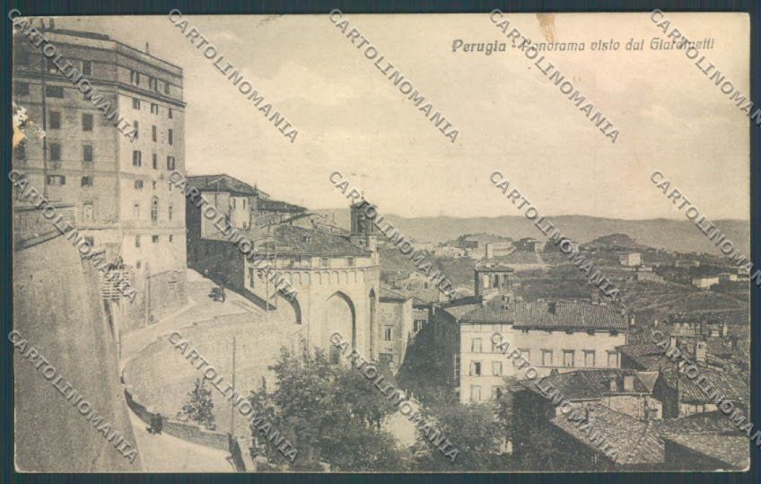 Perugia Città ABRASA cartolina ZB8384 – fronte