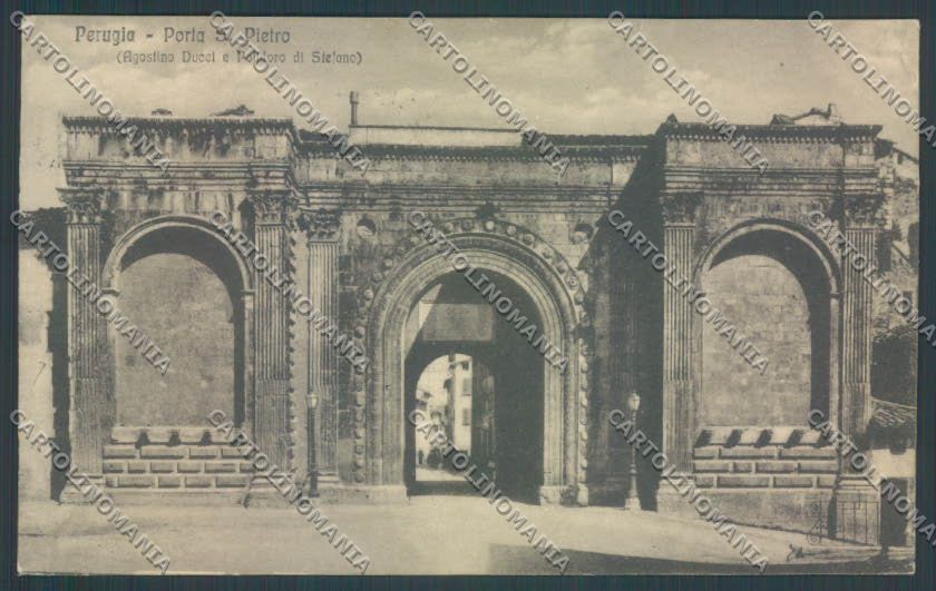 Perugia Città Porta San Pietro cartolina ZB8390 – fronte