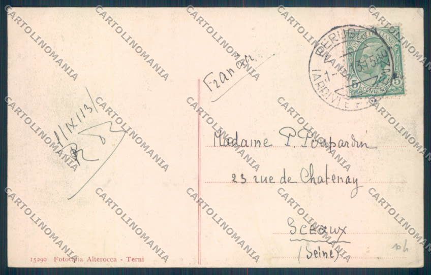 Perugia Città cartolina ZB8394 – retro