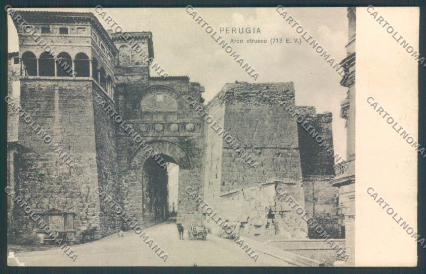 Perugia Città ABRASA cartolina ZB8397 – fronte