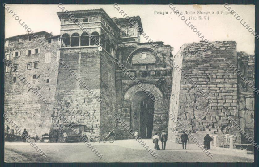 Perugia Città ABRASA cartolina ZB8400 – fronte