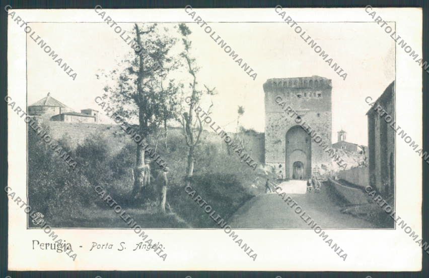 Perugia Città Porta Sant'Angelo cartolina ZB8405 – fronte