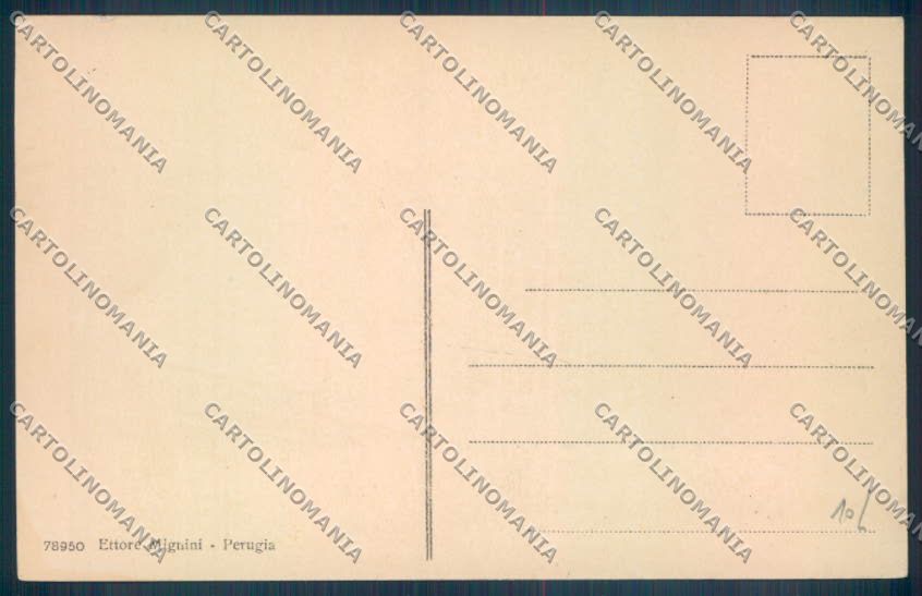 Perugia Città cartolina ZB8407 – retro