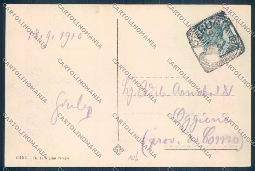 Perugia Città cartolina ZB8412 – retro