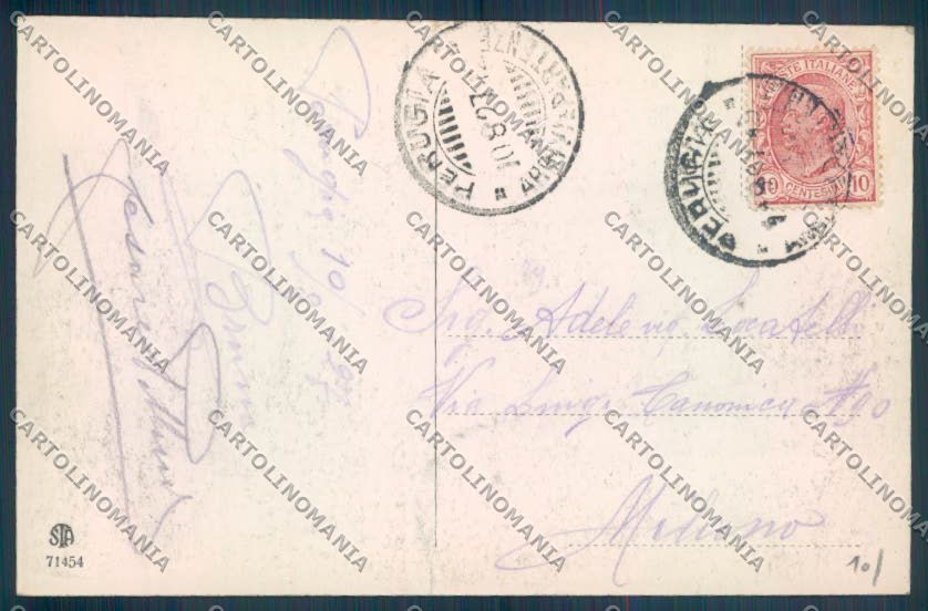 Perugia Città STRAPPINO cartolina ZB8418 – retro