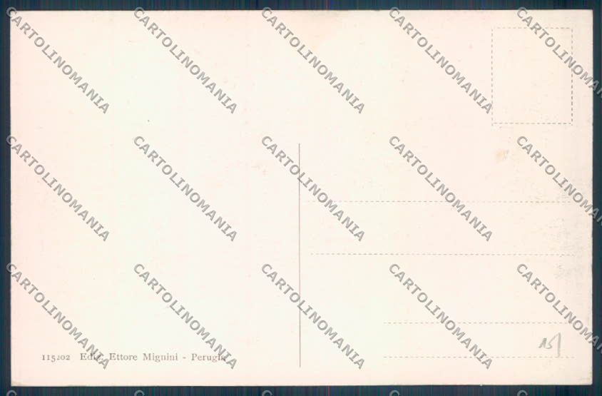 Perugia Città ABRASA cartolina ZB8453 – retro