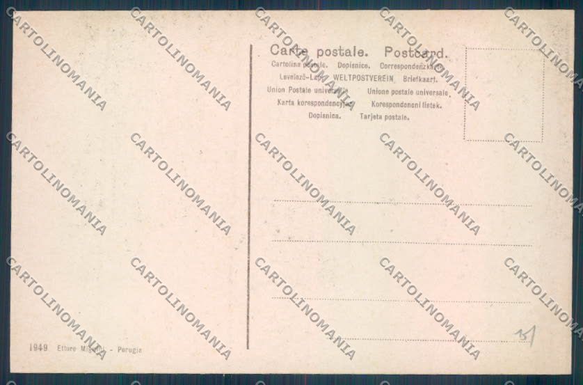 Perugia Città cartolina ZB8459 – retro