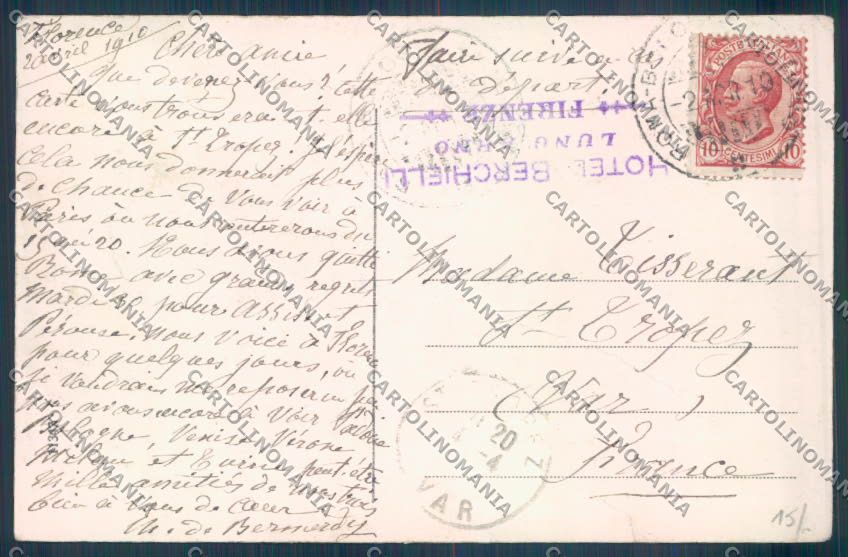 Perugia Città PIEGHINE cartolina ZB8466 – retro