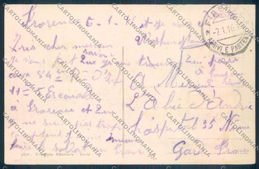 Perugia Città cartolina ZB8475 – retro