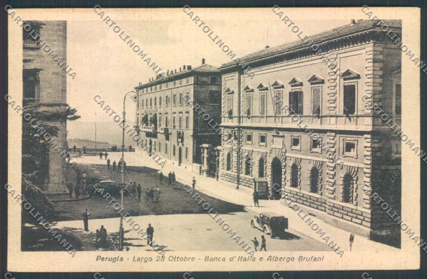 Perugia Città Banca cartolina ZB8478 – fronte