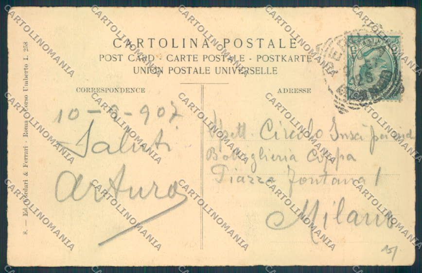 Perugia Città cartolina ZB8481 – retro