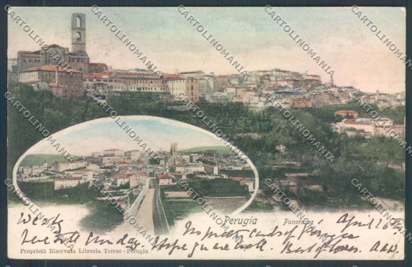 Perugia Città cartolina ZB8482 – fronte