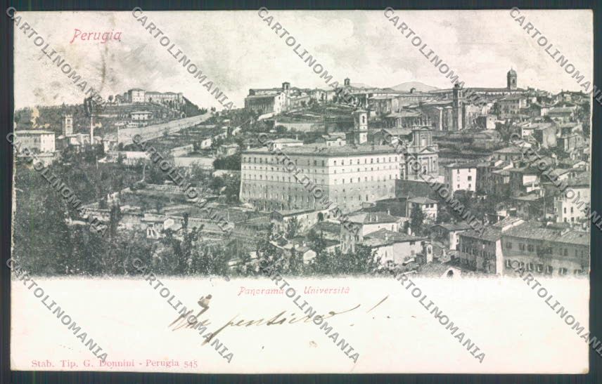 Perugia Città cartolina ZB8490 – fronte