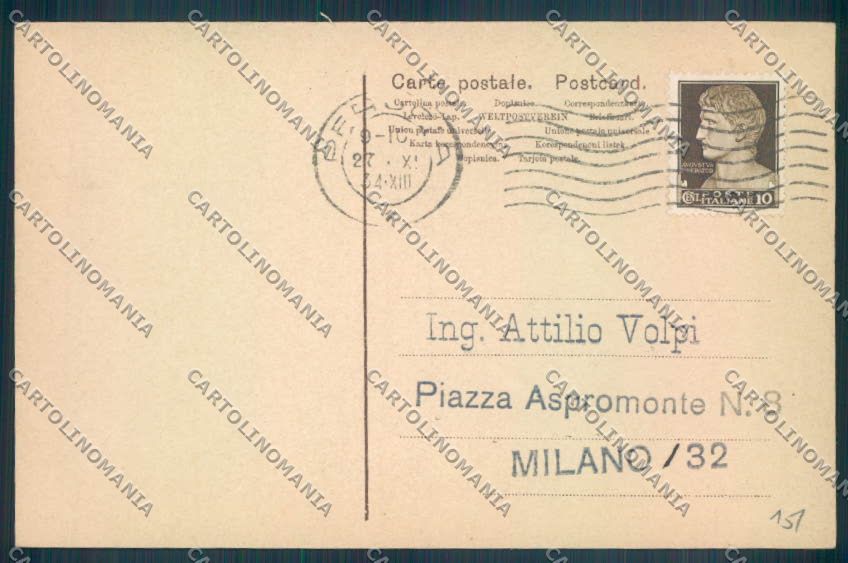 Perugia Città cartolina ZB8502 – retro
