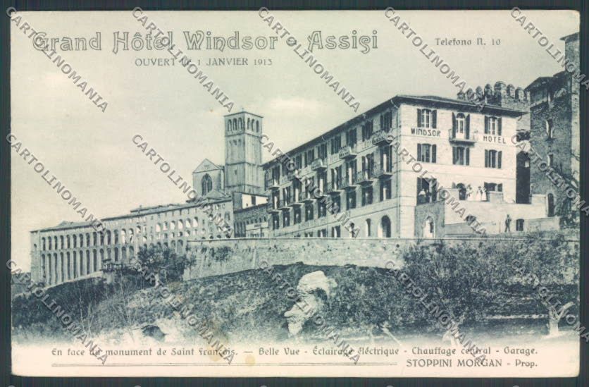 Perugia Assisi Pubblicitaria cartolina ZB8540 – fronte