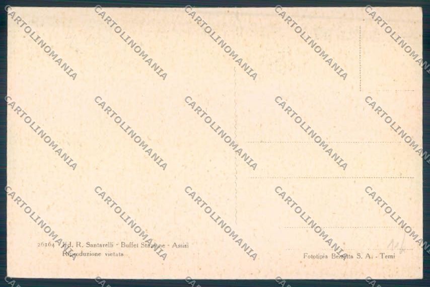 Perugia Assisi cartolina ZB8551 – retro