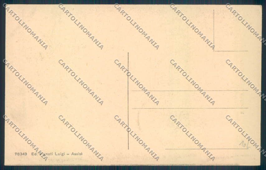 Perugia Assisi cartolina ZB8552 – retro