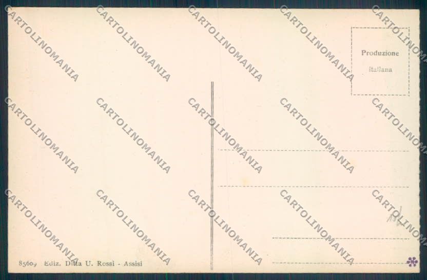 Perugia Assisi Stazione cartolina ZB8556 – retro