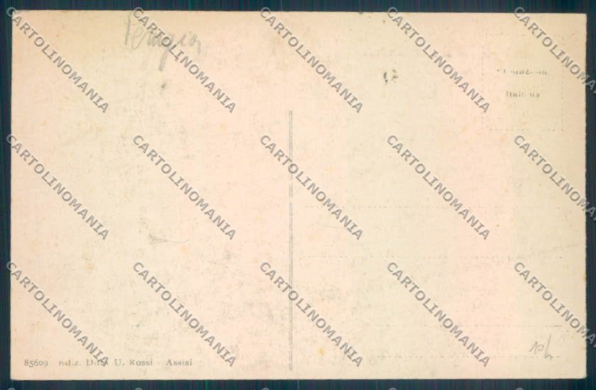 Perugia Assisi Stazione cartolina ZB8558 – retro