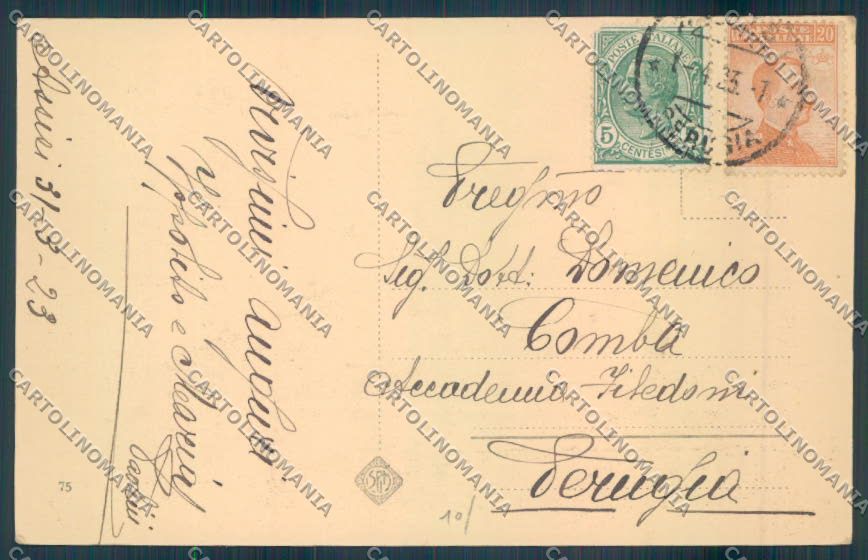 Perugia Assisi cartolina ZB8577 – retro