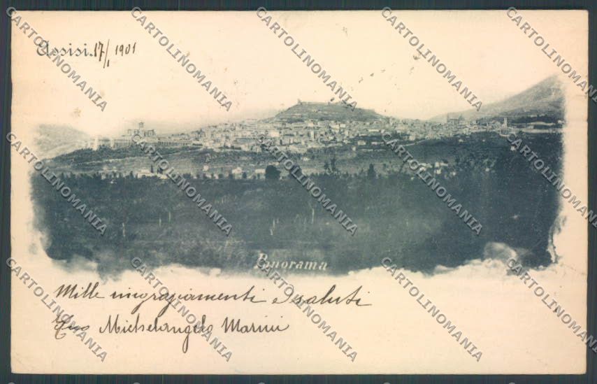 Perugia Assisi cartolina ZB8587 – fronte