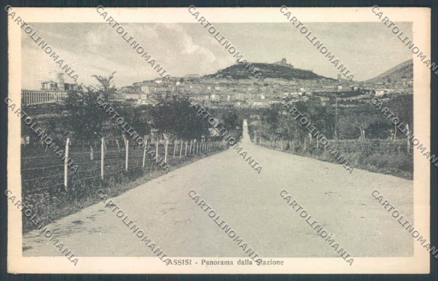 Perugia Assisi PIEGHE cartolina ZB8591 – fronte