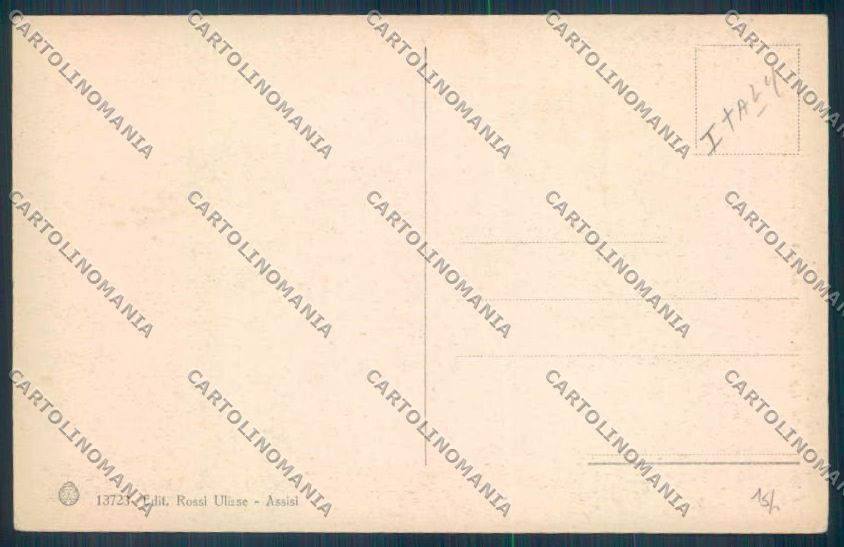Perugia Assisi cartolina ZB8605 – retro