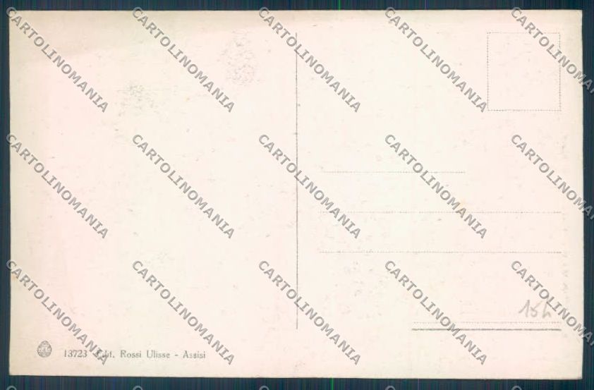 Perugia Assisi cartolina ZB8606 – retro