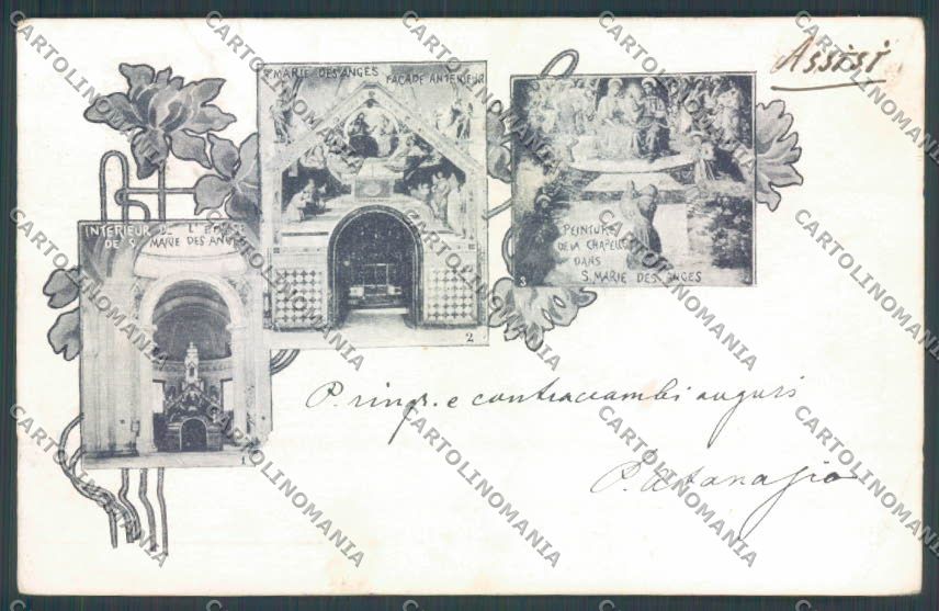 Perugia Assisi PIEGHINA cartolina ZB8611 – fronte