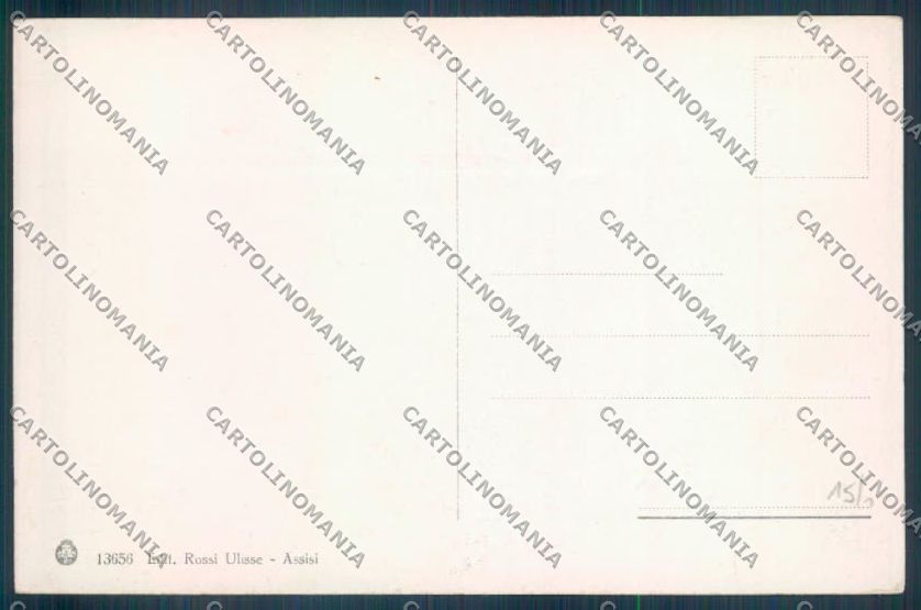 Perugia Assisi cartolina ZB8615 – retro