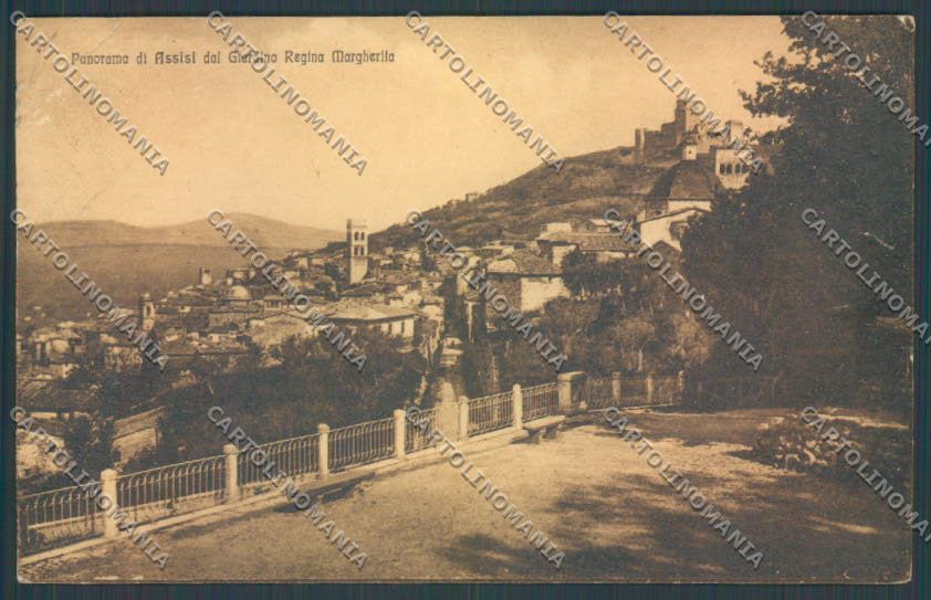 Perugia Assisi PIEGA cartolina ZB8622 – fronte