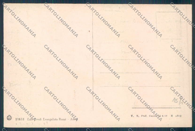 Perugia Assisi cartolina ZB8627 – retro