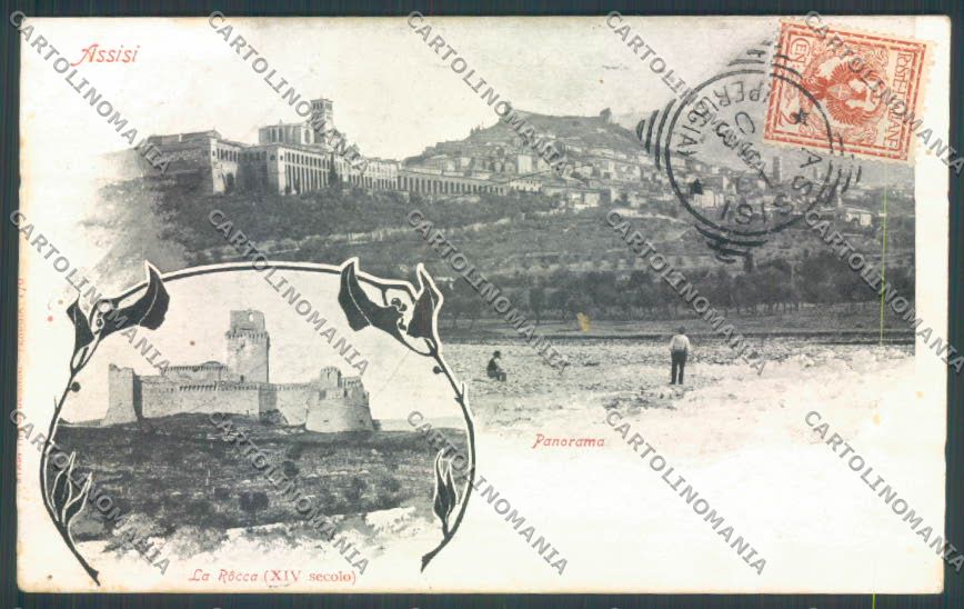 Perugia Assisi cartolina ZB8645 – fronte