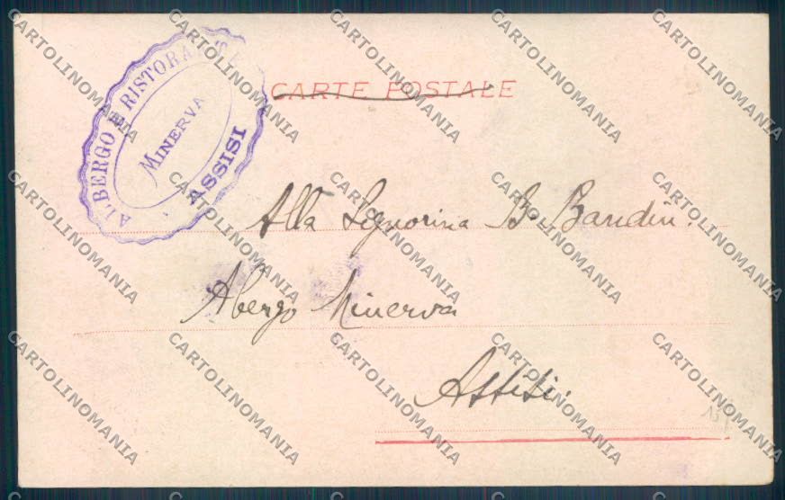 Perugia Assisi cartolina ZB8645 – retro