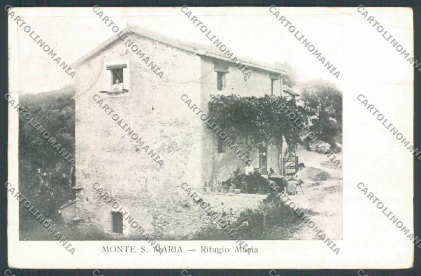 Perugia Monte Santa Maria Tiberina PIEGA cartolina ZB8657 – fronte