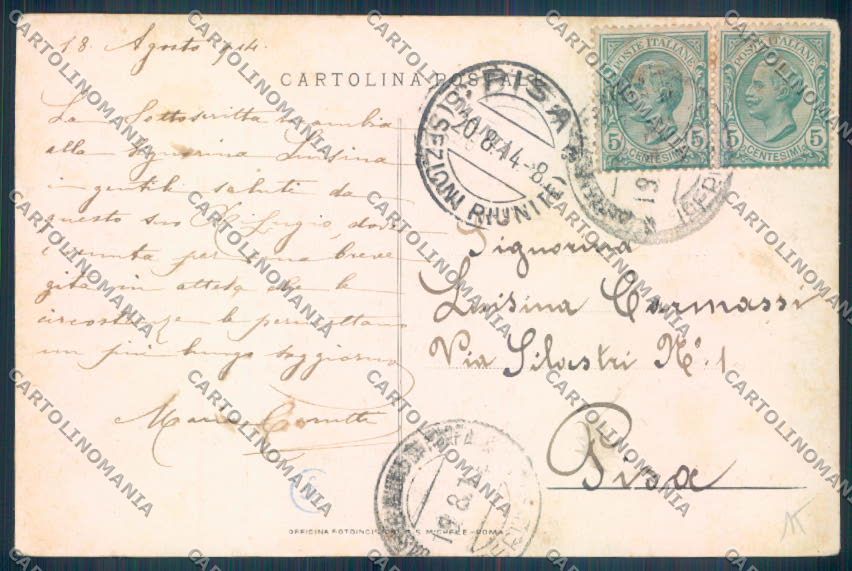Perugia Monte Santa Maria Tiberina cartolina ZB8660 – retro