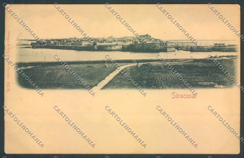 Siracusa Città PIEGHINA cartolina ZB8664 – fronte