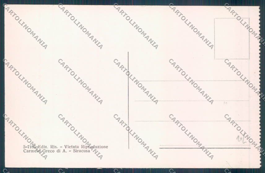 Siracusa Città cartolina ZB8670 – retro