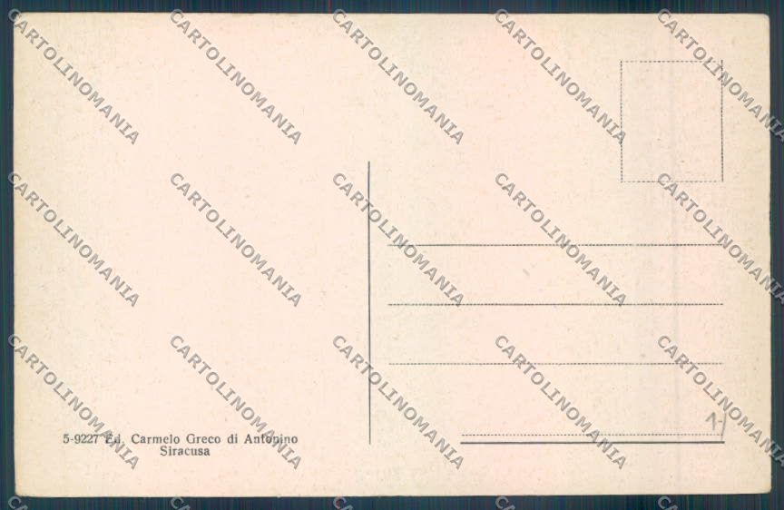 Siracusa Città cartolina ZB8689 – retro