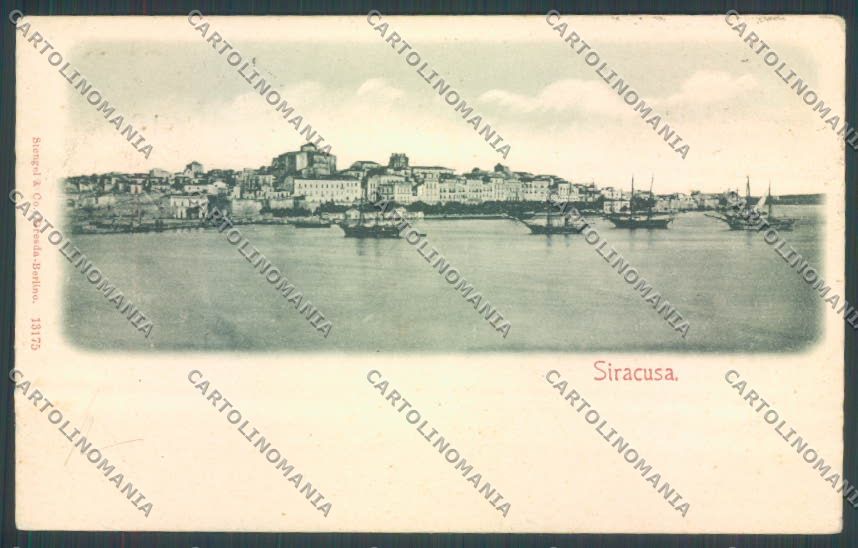 Siracusa Città PIEGA cartolina ZB8700 – fronte